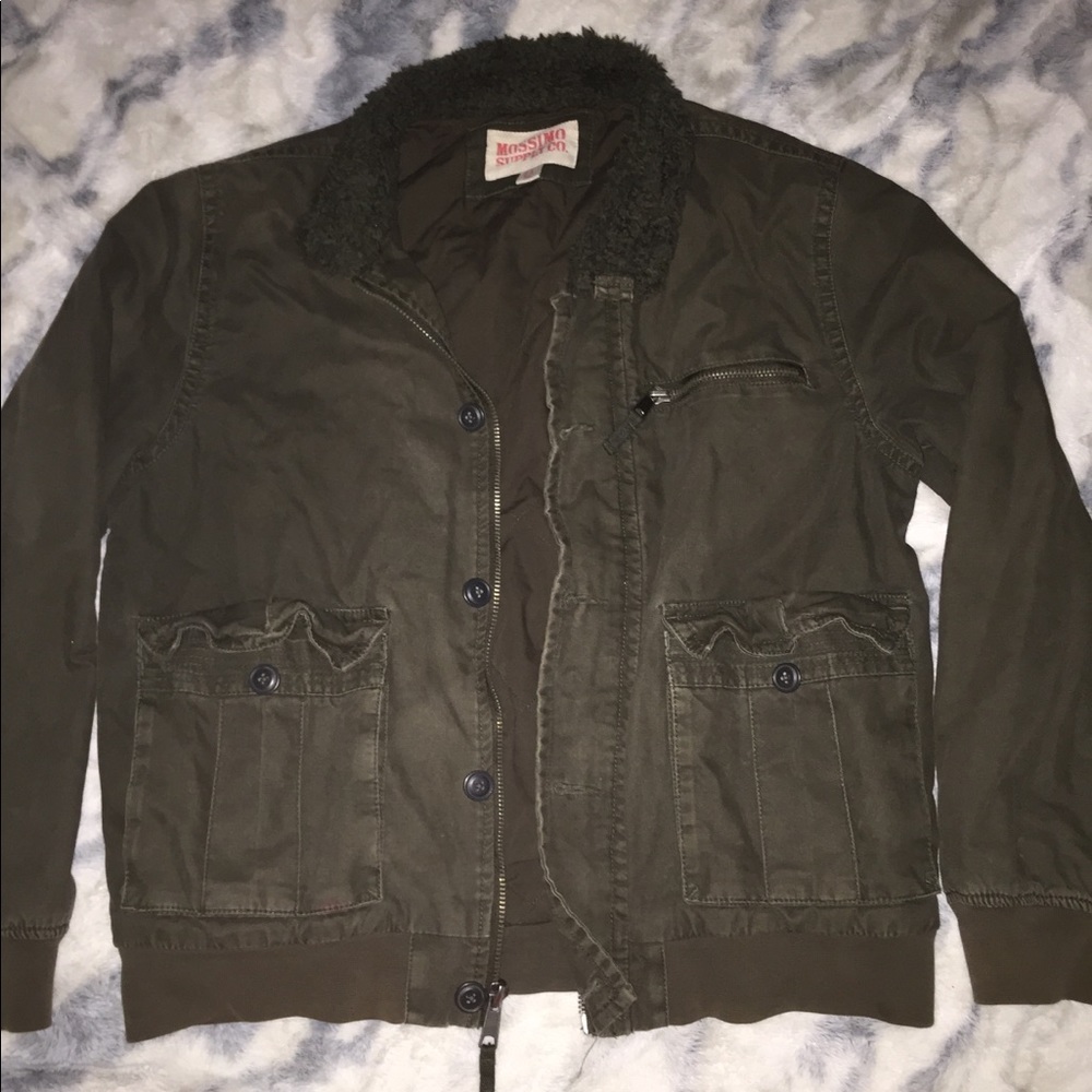 Mossimo Supply🌲 Army Green Zip Up Jacket
